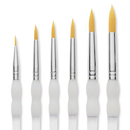 Royal & Langnickel Soft Grip Golden Taklon Brushes and Sets