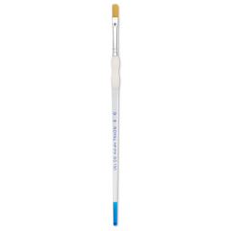 Royal & Langnickel Soft Grip Golden Taklon Brush - Shader, Short Handle, Size 8
