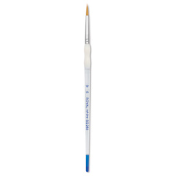 Royal & Langnickel Soft Grip Golden Taklon Brush - Round, Short Handle, Size 5