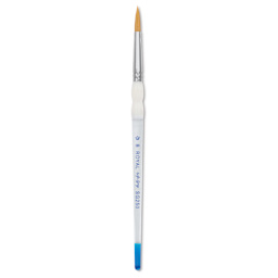 Royal & Langnickel Soft Grip Golden Taklon Brush - Round, Short Handle, Size 8