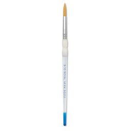 Royal & Langnickel Soft Grip Golden Taklon Brush - Round, Short Handle, Size 10