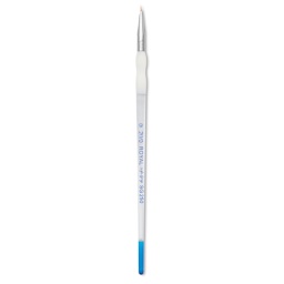 Royal & Langnickel Soft Grip Golden Taklon Brush - Round, Short Handle, Size 20/0