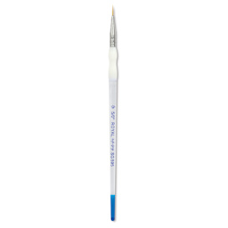 Royal & Langnickel Soft Grip Golden Taklon Brush - Short Liner, Short Handle, Size 5/0