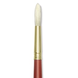 Blick Master Bristle Brush - Round, Long Handle, Size 14 close up