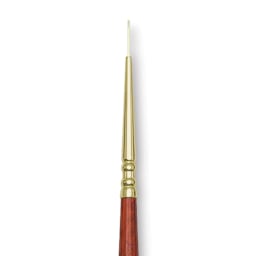Blick Master Bristle Brush - Round, Long Handle, Size 3/0 close up