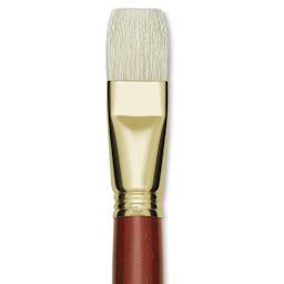 Blick Master Bristle Brush - Bright, Long Handle, Size 24 close up