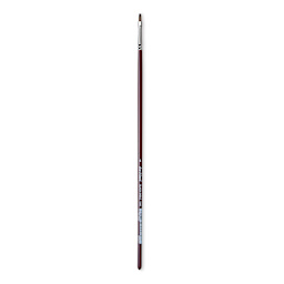 Da Vinci Black Sable Brush - Bright, Long Handle, Size 4