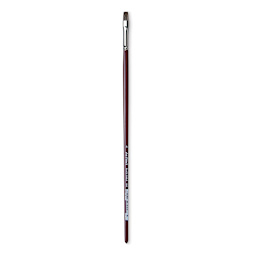 Da Vinci Black Sable Brush - Bright, Long Handle, Size 8