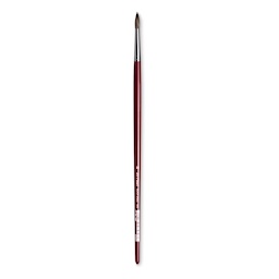 Da Vinci Black Sable Brush - Round, Long Handle, Size 18