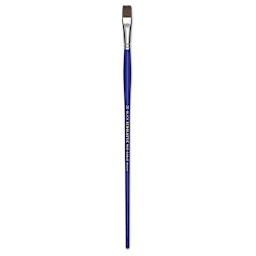 Blick Scholastic Red Sable Brush - Bright, Long Handle, Size 14