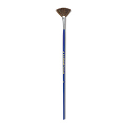 Blick Scholastic Red Sable Brush - Fan, Long Handle, Size 6