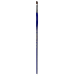 Blick Scholastic Red Sable Brush - Filbert, Long Handle, Size 8