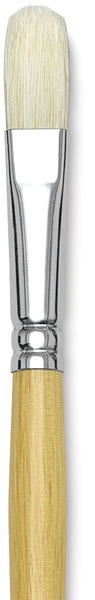 Blick Academic Bristle Brush - Filbert, Size 12 close up