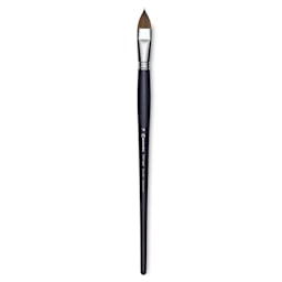 Escoda Optimo Kolinsky Sable Brush - Filbert, Long Handle, Size 18