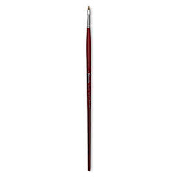 Escoda Bravo Light Ox Hair Brush - Bright, Long Handle, Size 4