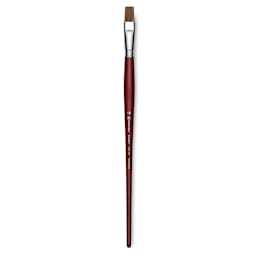 Escoda Bravo Light Ox Hair Brush - Bright, Long Handle, Size 16