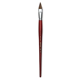Escoda Bravo Light Ox Hair Brush - Long Filbert, Long Handle, Size 18