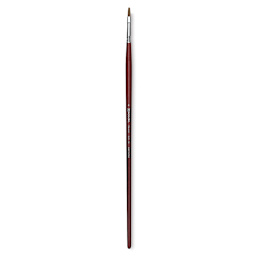 Escoda Bravo Light Ox Hair Brush - Flat, Long Handle, Size 4