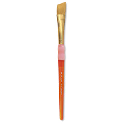 Royal & Langnickel Big Kids' Choice Lil' Grippers Brush - Series BK65 Angular, Size 3/4", Short Handle