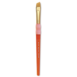 Royal & Langnickel Big Kids' Choice Lil' Grippers Brush - Series BK65 Angular, Size 3/8", Short Handle