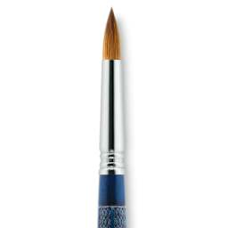 Escoda Optimo Kolinsky Sable Brush - Detailer Round, Short Handle, Size 10 close up