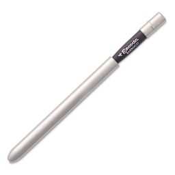 Escoda Barroco Toray Gold Synthetic Travel Brush - Round, Size 4, brush inserted inside the handle