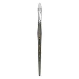 Escoda Perla Toray White Synthetic Brush - Bright, Short Handle, Size 14