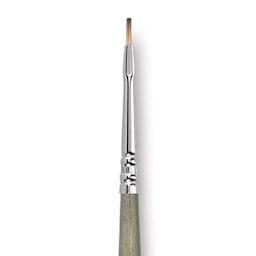 Escoda Tadami Synthetic Mongoose Brush - Bright, Short Handle, Size 0