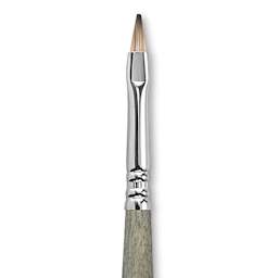 Escoda Tadami Synthetic Mongoose Brush - Bright, Short Handle, Size 4