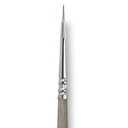 Escoda Tadami Synthetic Mongoose Brush - Filbert, Short Handle, Size 0 close up