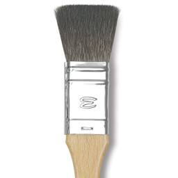 Escoda Aquario Squirrel Brush - Mottler, Size 9 close up