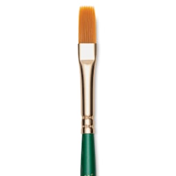 Princeton Good Synthetic Golden Taklon Brush - Stroke, Short Handle, Size 1/4"