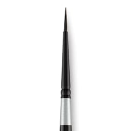 Silver Brush Black Velvet Brush - Round, Size 0 close up