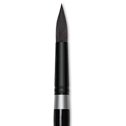Silver Brush Black Velvet Brush - Round, Size 20 close up