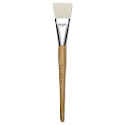 Blick Mega White Synthetic Brush - Mega Flat, Short Handle, Size 30