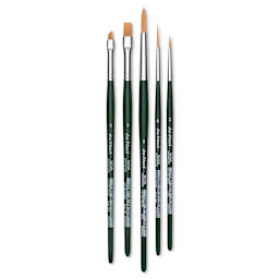 Da Vinci Nova Synthetic Brushes - 50th Anniversary Set, Short Handle, Set of 5