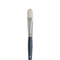 Princeton Snap! Natural Bristle Brush - Filbert, Long Handle, Size 8 close up