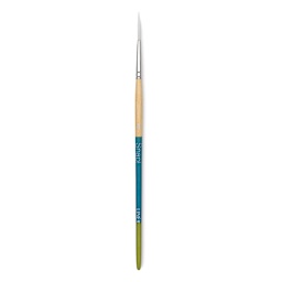 Princeton Snap! White Taklon Brush - Liner, Short Handle, Size 4