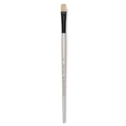Robert Simmons Simply Simmons Chungking Hog Bristle Brush - Bright, Long Handle, Size 8