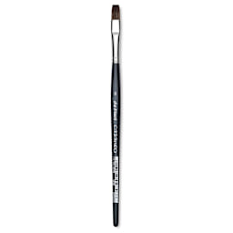Da Vinci Casaneo Synthetic Squirrel Watercolor Brush - Flat, Size 8, Short Handle, Synthetic