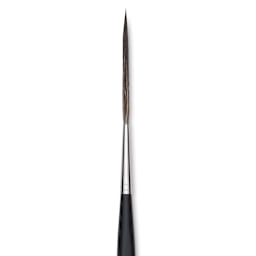 Da Vinci Casaneo Synthetic Squirrel Watercolor Brush - Short Stroke Scroll Liner, Size 8, Short Handle, Synthetic, close up