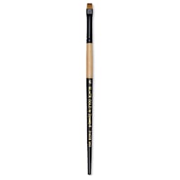 Dynasty Black Gold Brush - Chisel Blender, Short Handle, Size 6