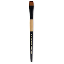 Dynasty Black Gold Brush - Chisel Blender, Short Handle, Size 18