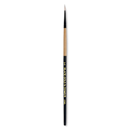 Dynasty Black Gold Brush - Liner, Short Handle, Size 5/0