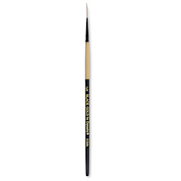 Dynasty Black Gold Brush - Script, Short Handle, Size 5/0