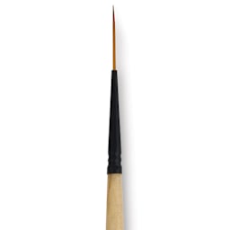 Dynasty Black Gold Brush - Script, Short Handle, Size 5/0 close up