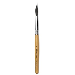 Escoda Squirrel Hair Ceramic Brush - Round Slanting, Size 6