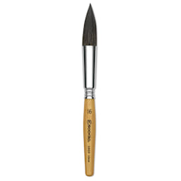 Escoda Squirrel Hair Ceramic Brush - Full Body Oval, Size 16