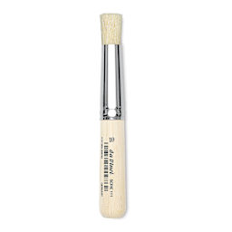 Da Vinci Artist Bristle Brush - Stencil Brush, Extra Short Handle, Size 10
