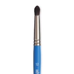 Princeton Select Natural Bristle Brush - Round Blender, Short Handle, Size 12